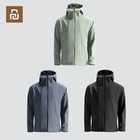 Xiaomi Supield Autumn Men Jacket Windproof Rainproof Shell Soft Shell Outdoor Sports Warm Elastic Casual Hooded Zipper Male Coat