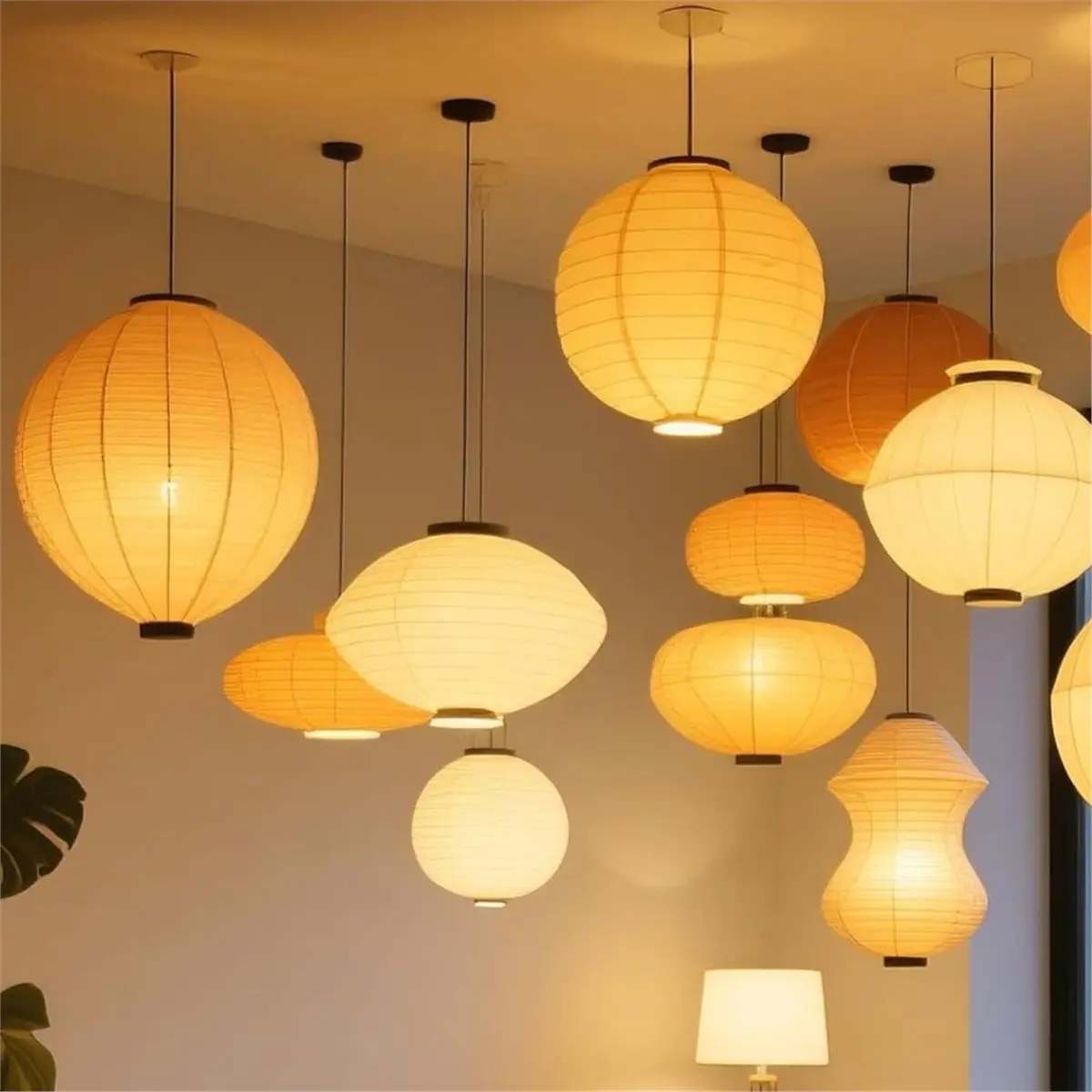12PACK Paper Lantern Lights,Battery Operated LED Party Lights Bulbs for Paper Lantern Balloons Party - Warm White