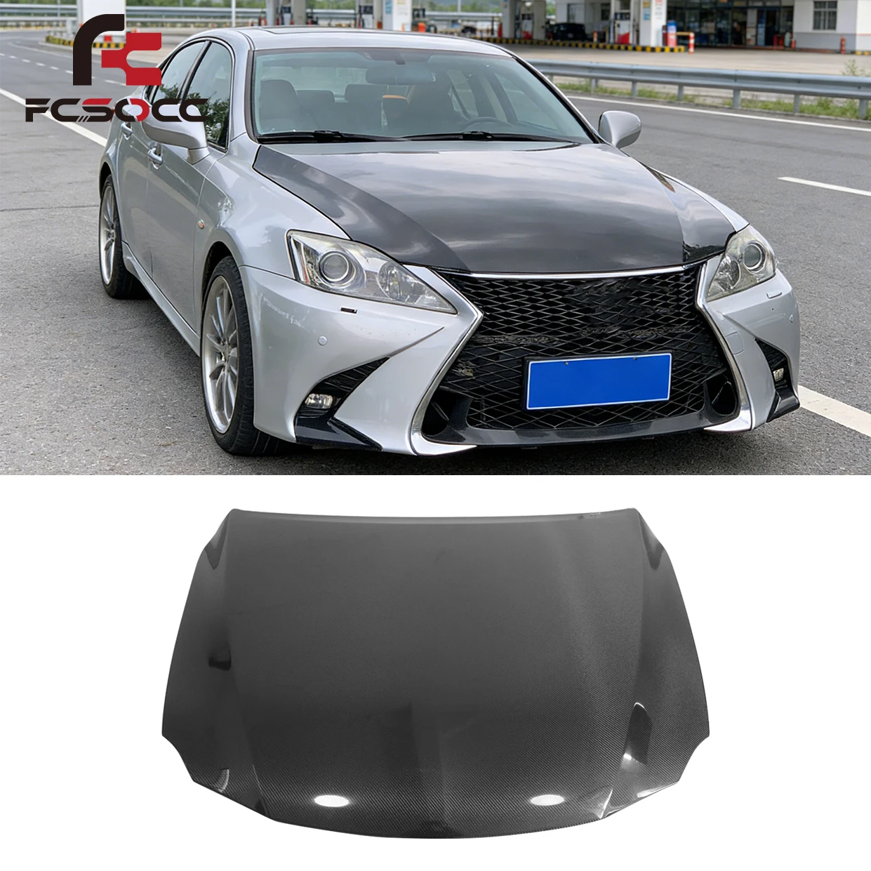 

OEM Style Carbon Fiber Hood For Lexus IS250 IS300 2006-2012 Engine Cover Bonnet Body Kit Car Auto Parts Accessories