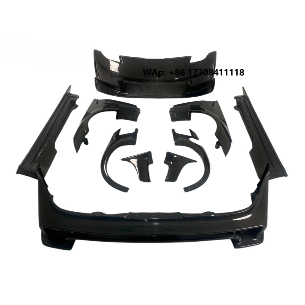 AM-style Carbon Fiber Carbody Kit Including Front & Rear Bumpers,fenders,side Skirts and Widebody Kit,compatible WithNissan350Z