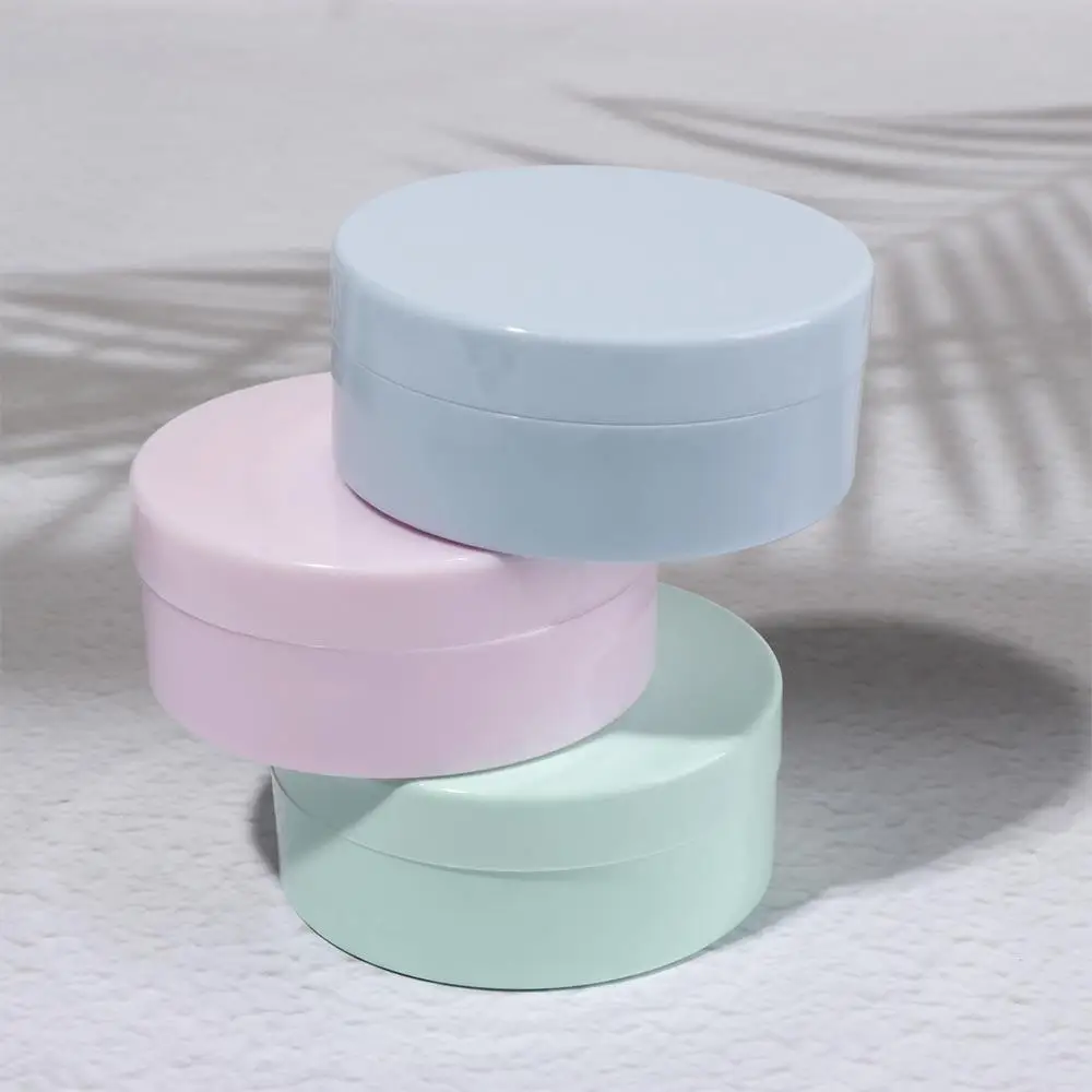 

Mini Loose Powder Jars Durable Waterproof Cosmetics Container with Makup Puff Multifunction Dispersion Powder Box Make-up