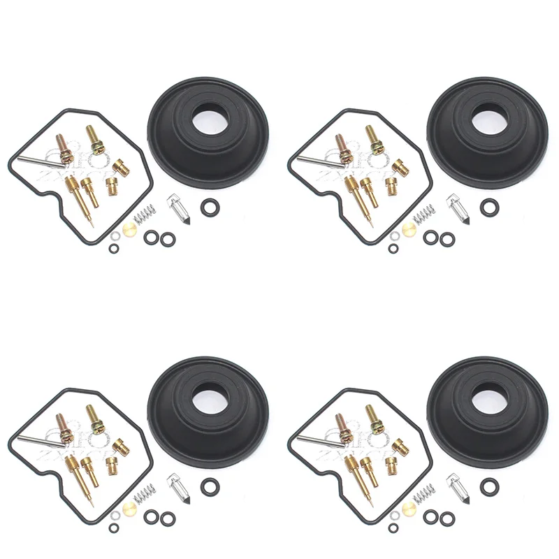 for GPZ400R ZX400 GPZ400 GPZ ZX 400 R carburetor repair kit floating needle Plunger Diaphragm Floatair screw