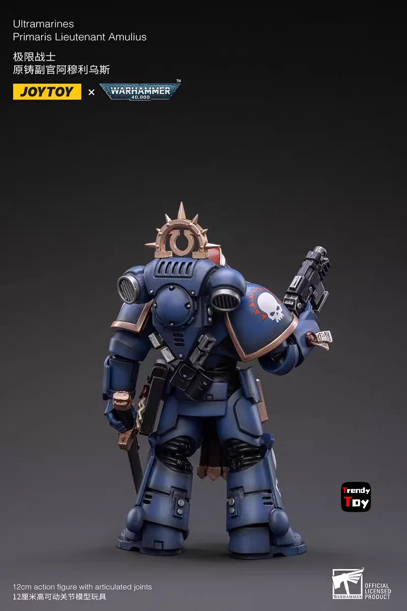 【JOYTOY】Warhammer 40K Ultramarines Primaris lieutenant Amulius 1/18 figurine jouets