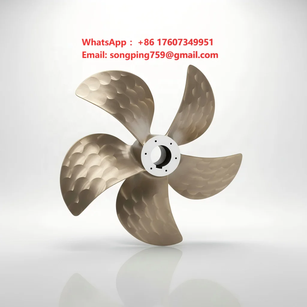 Cu4 Bronze New Drive Marine Propeller Electric Start Special Design for Boat and Ship Propellers