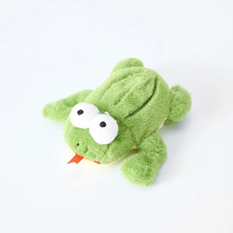 

Electric Interactive Cat Toy Frog Shape Sound Motion Activated Self Play Kitten Toy Vibrating Shaking Plush Indoor Exercise Play