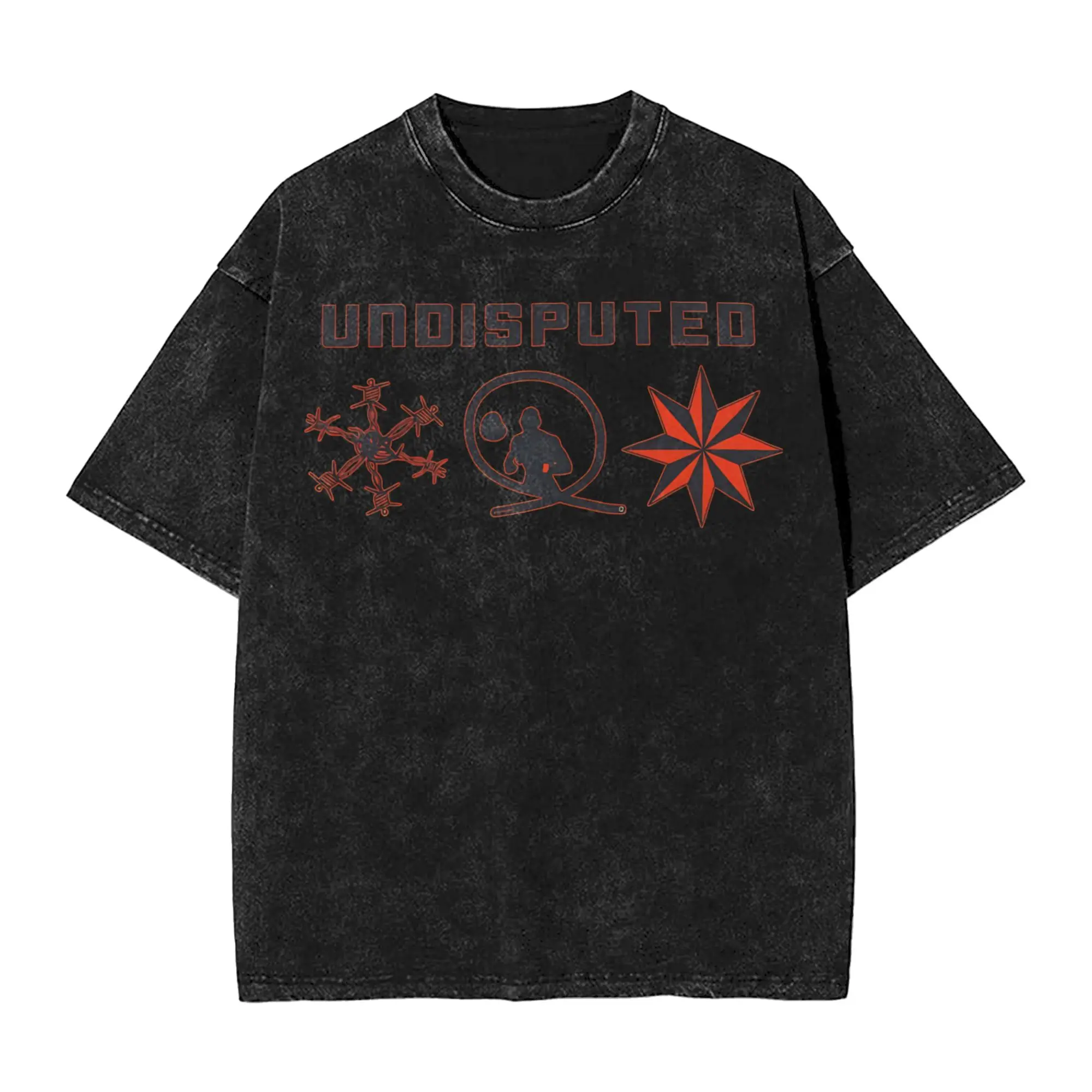 Undisputoyka mk3 Eye Voodoo Yuri Boyka T Shirt Hip Hop Washed Cotton Oversize T-Shirt  Vintage for Men Women Streetwear