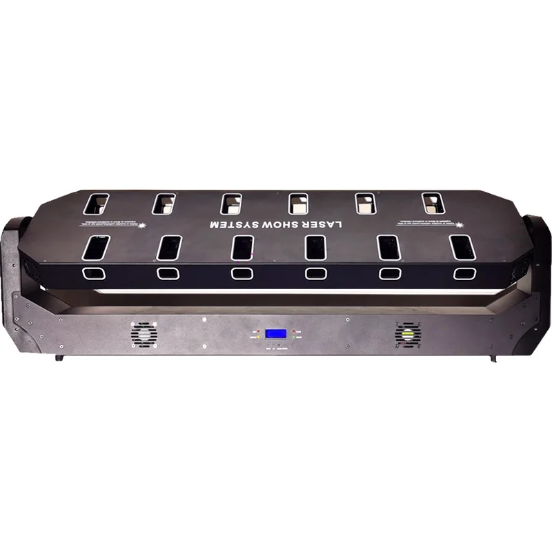 Newest 24-Eye Dot Control Red Laser Infinite Rotation Matrix Light Bar Moving Head Laser Bar  for Club Dj Disco Stage Lighting