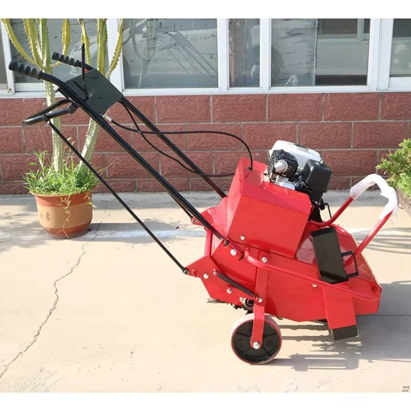 7.5HP Hand Push Lawn Dethatcher Scarifier 20-Inch for Golf Course Garden Maintenance