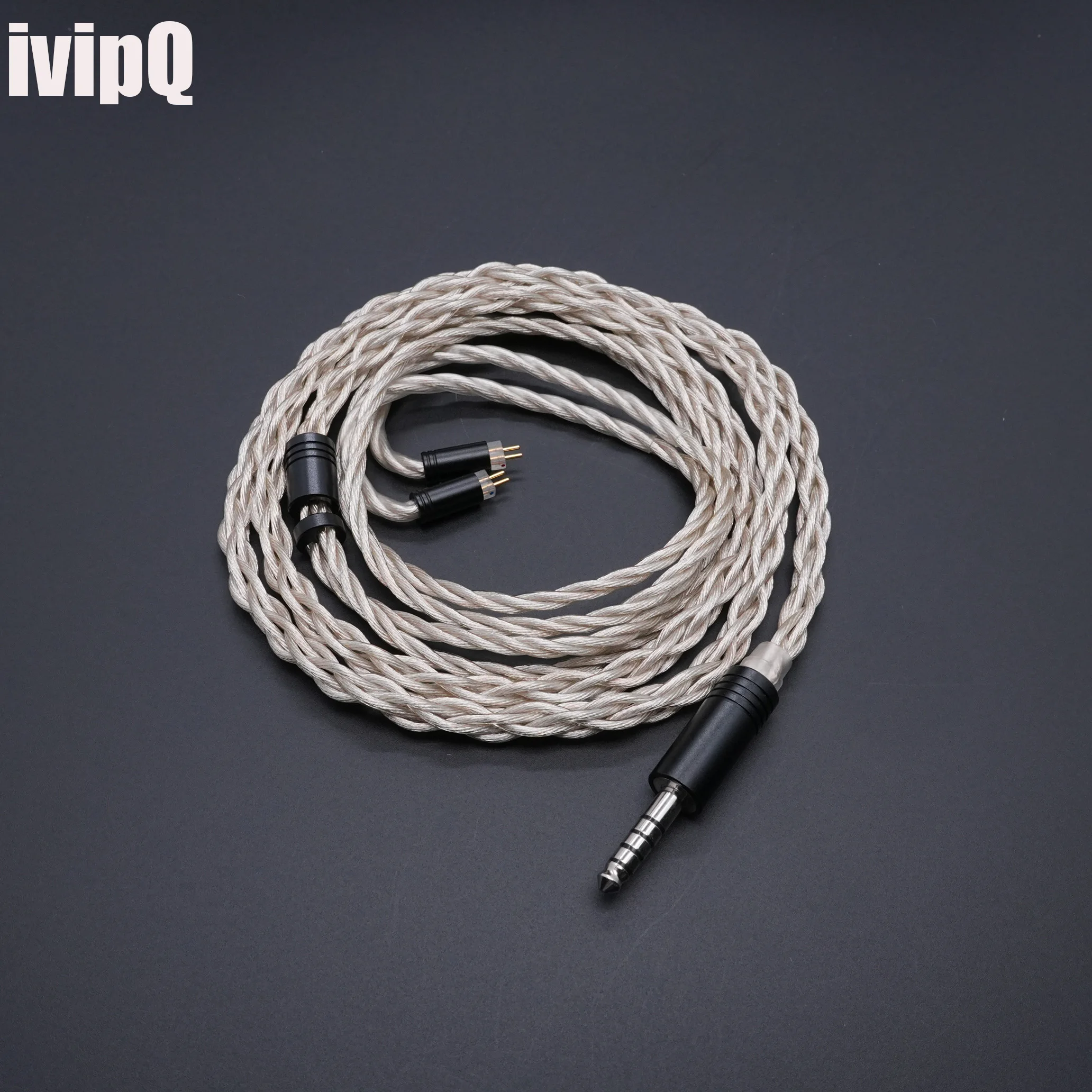 IvipQ Lucky Box Earphone Cable (0.78mm 2Pin/MMCX/IE900/Dual 3.5mm TRS)