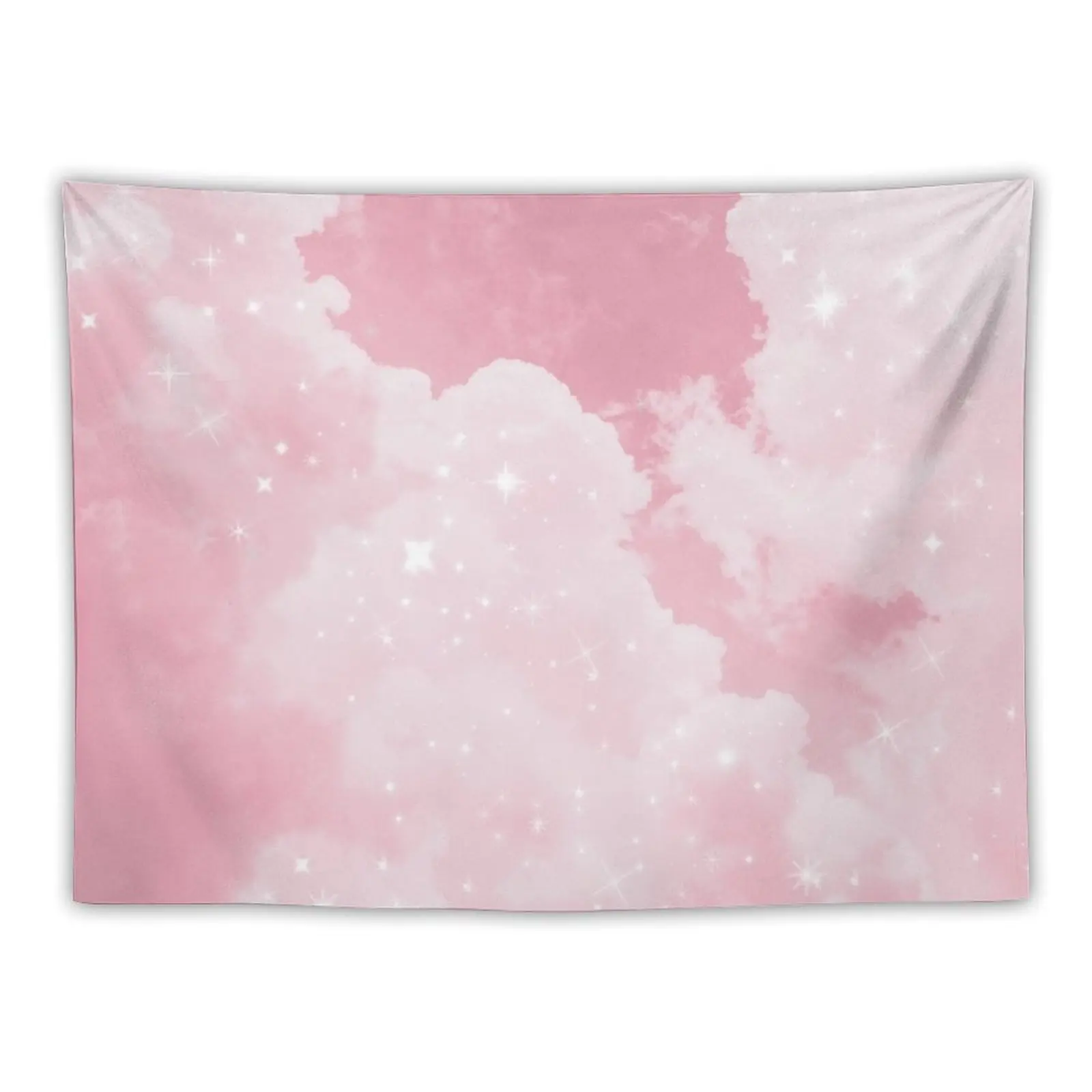 Pink Clouds Sparkling Tapestry Room Decorations Room Ornaments Tapestry