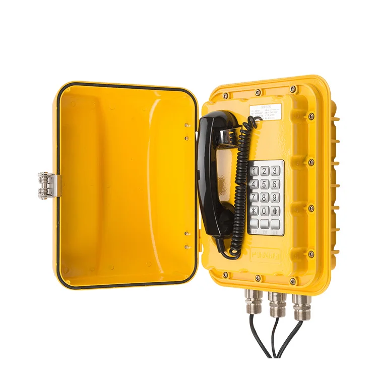 

Industrial explosion proof retro corded telephones intrinsically safe phone