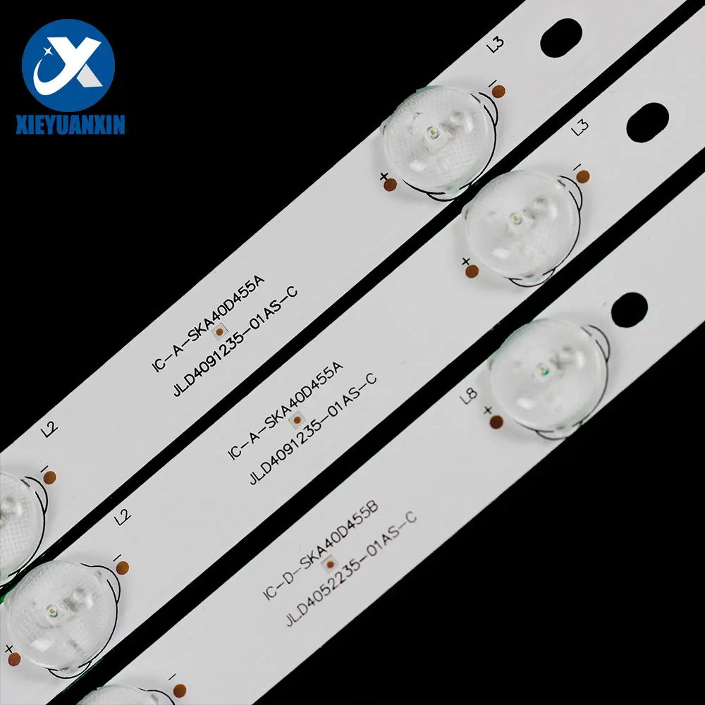 3 pz/set A:748mm * B: striscia di retroilluminazione A Led da 767mm per TV 40 pollici JL.D4091235-01AS-C 40 les73 40 les69