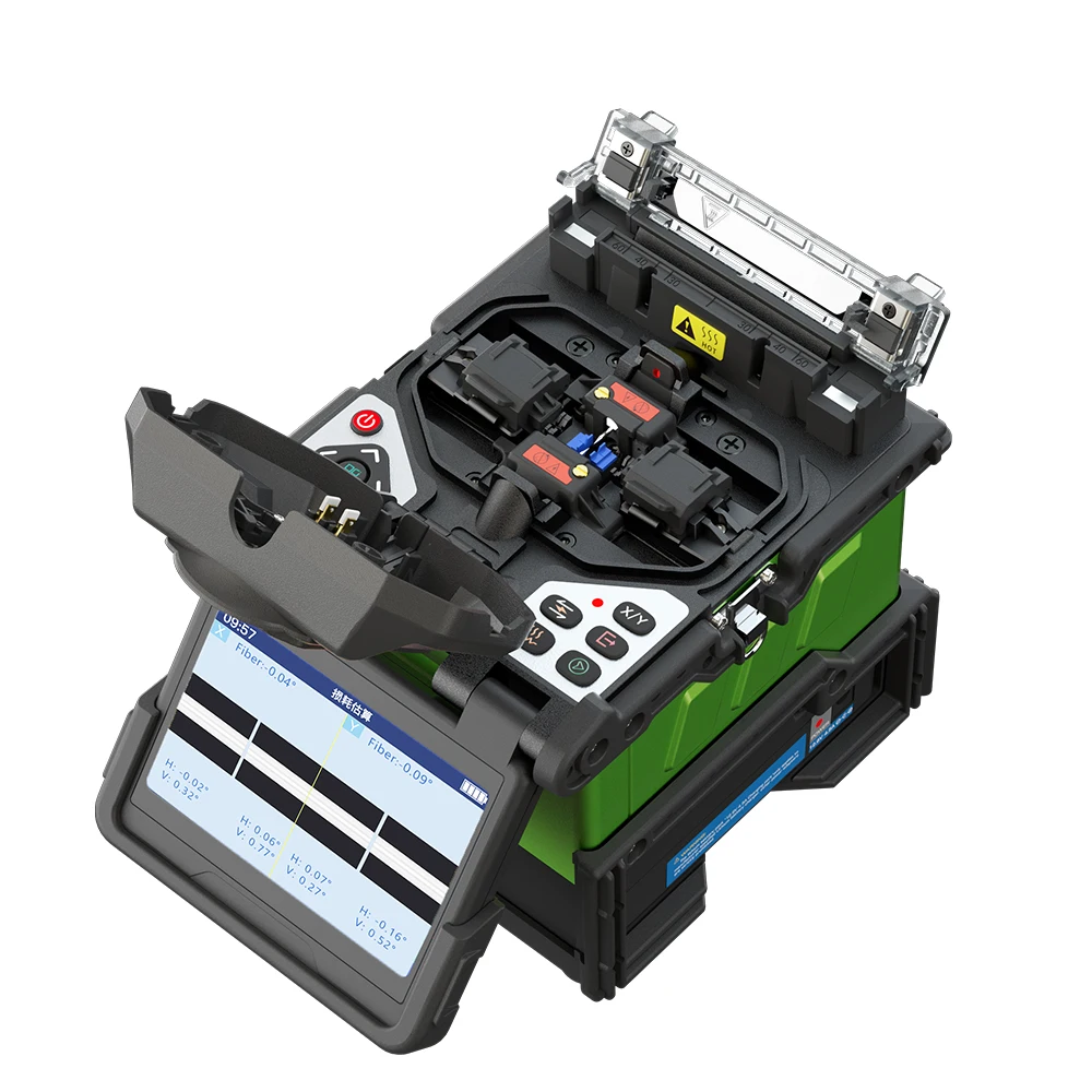 Multi-language Optical Fiber Fusion Splicer Komshine FX39 FTTH ARC Fiber Splicing Machine