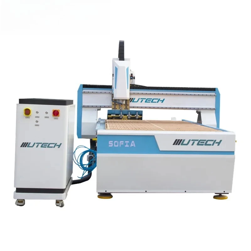ATC Cnc Router 1300*2500 1325 Wood Engraving Milling Machine With Automatic Tool Changer For Cutting Wooden