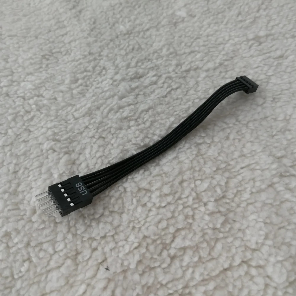 Dupont Mini USB 2,0mm 10-polige Buchse auf 2,54mm 9-poliges Stecker-Verlängerung kabel für PC-Motherboard 12cm