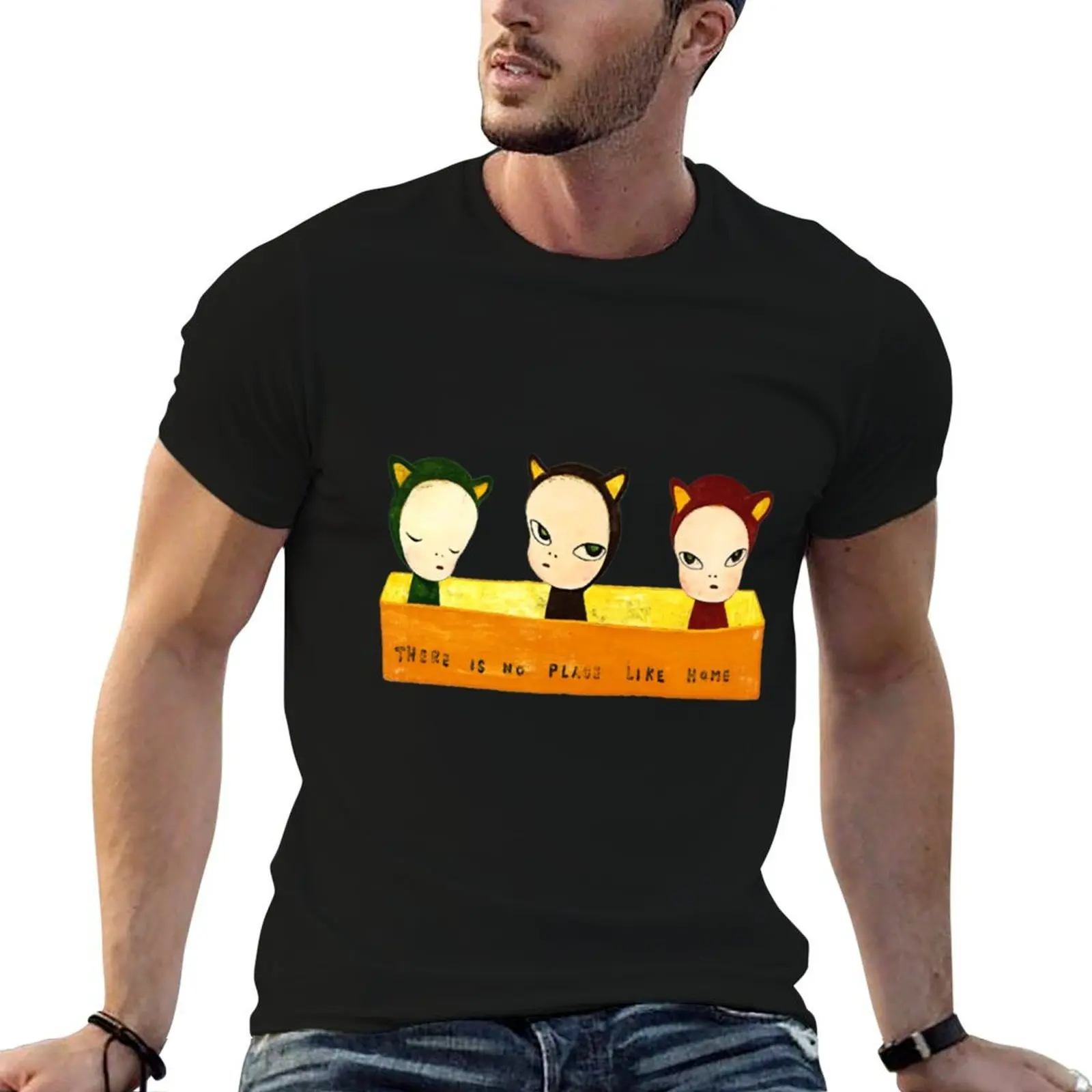 

Nara Yoshitomo Art work poster Wall Art Canvas Painting - Nara Yoshitomo T-Shirt t shirts for man pack white T-Shirt