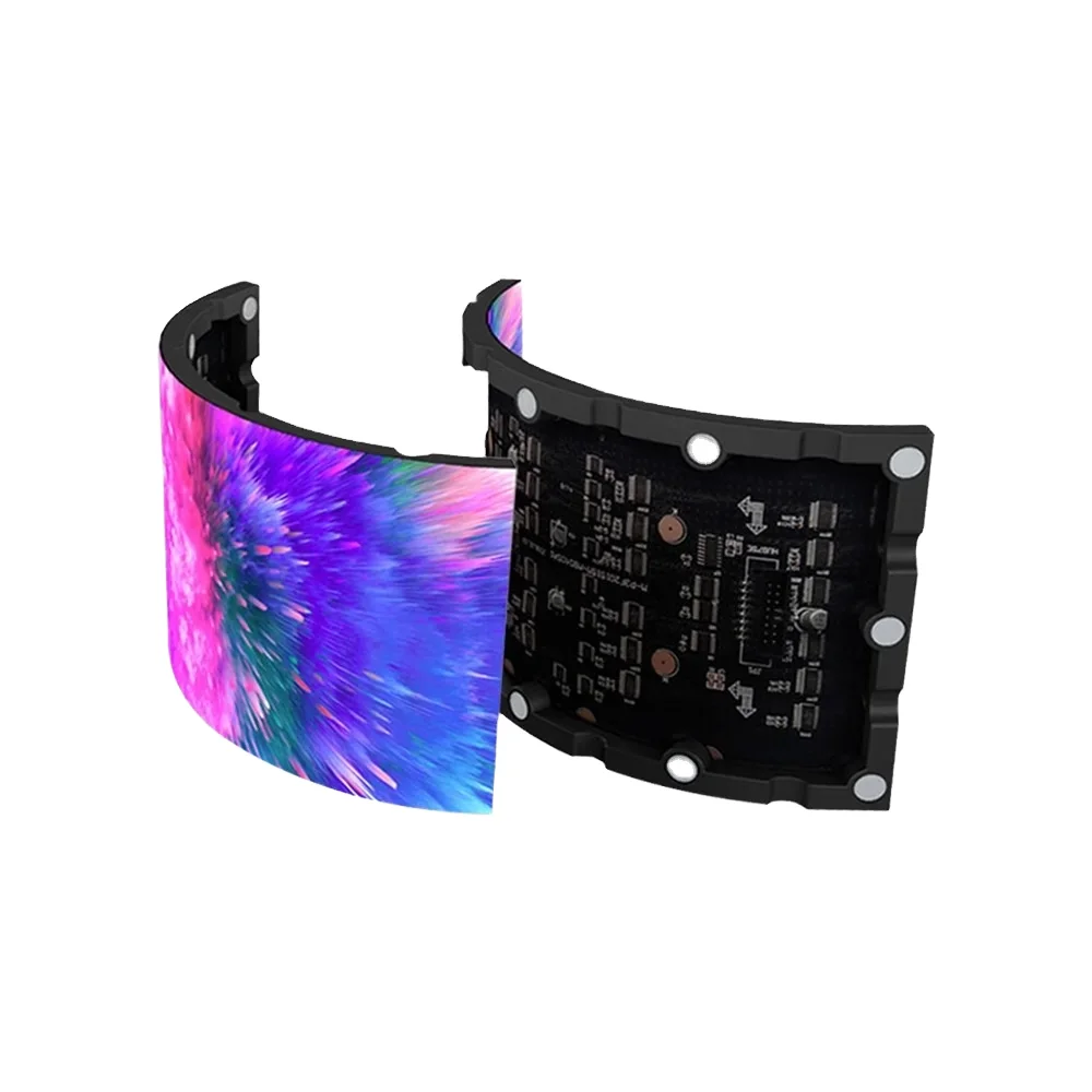 P2.5 Soft LED Display Modules-Flexible Indoor Waterproof Curved LED Screen With HDR10 3840Hz Refresh Rate 14-Bit Color Depth