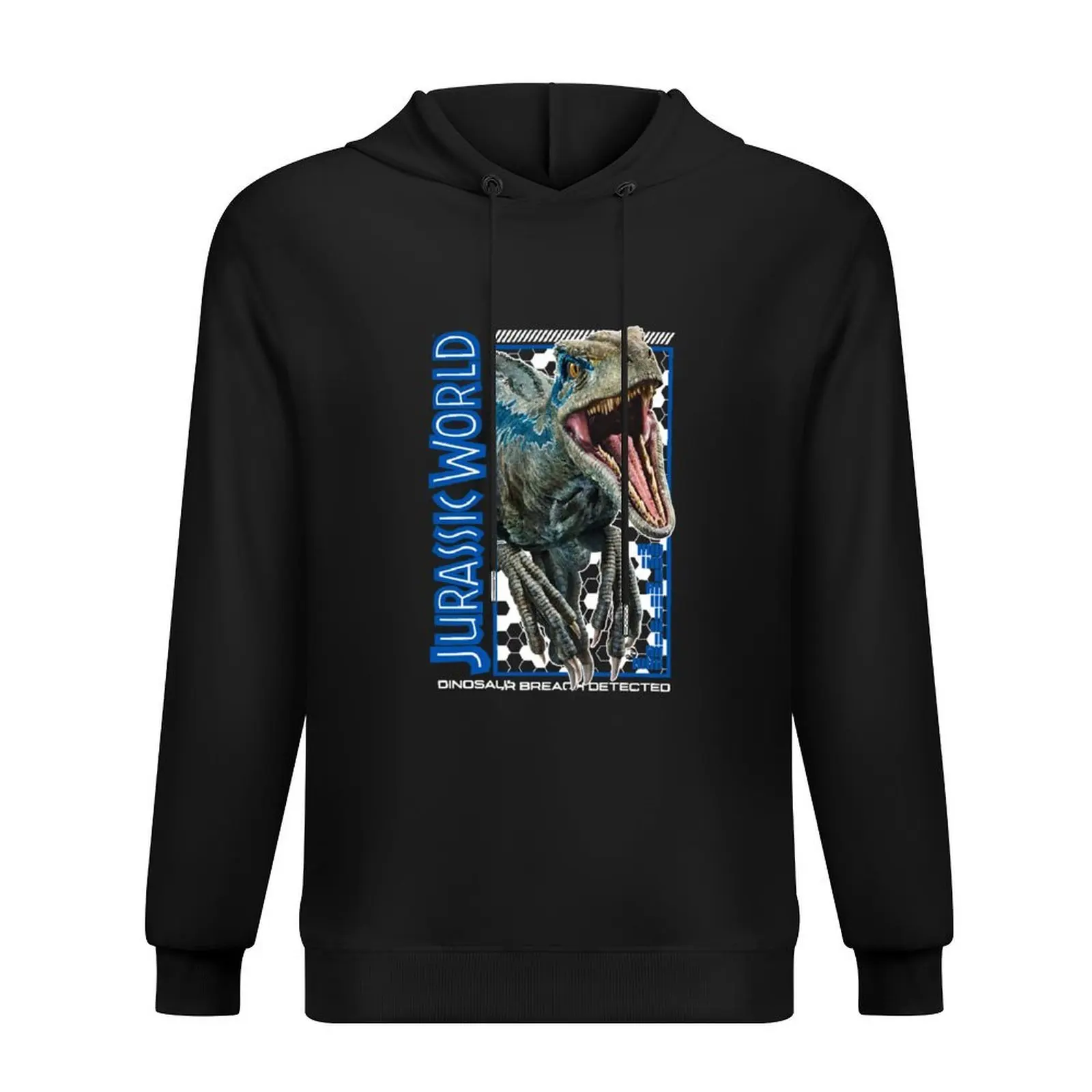 

Jurassic World Blue Portrait Hoodie hooded shirt men wear autumn jacket men aesthetic clothing hoodie for men