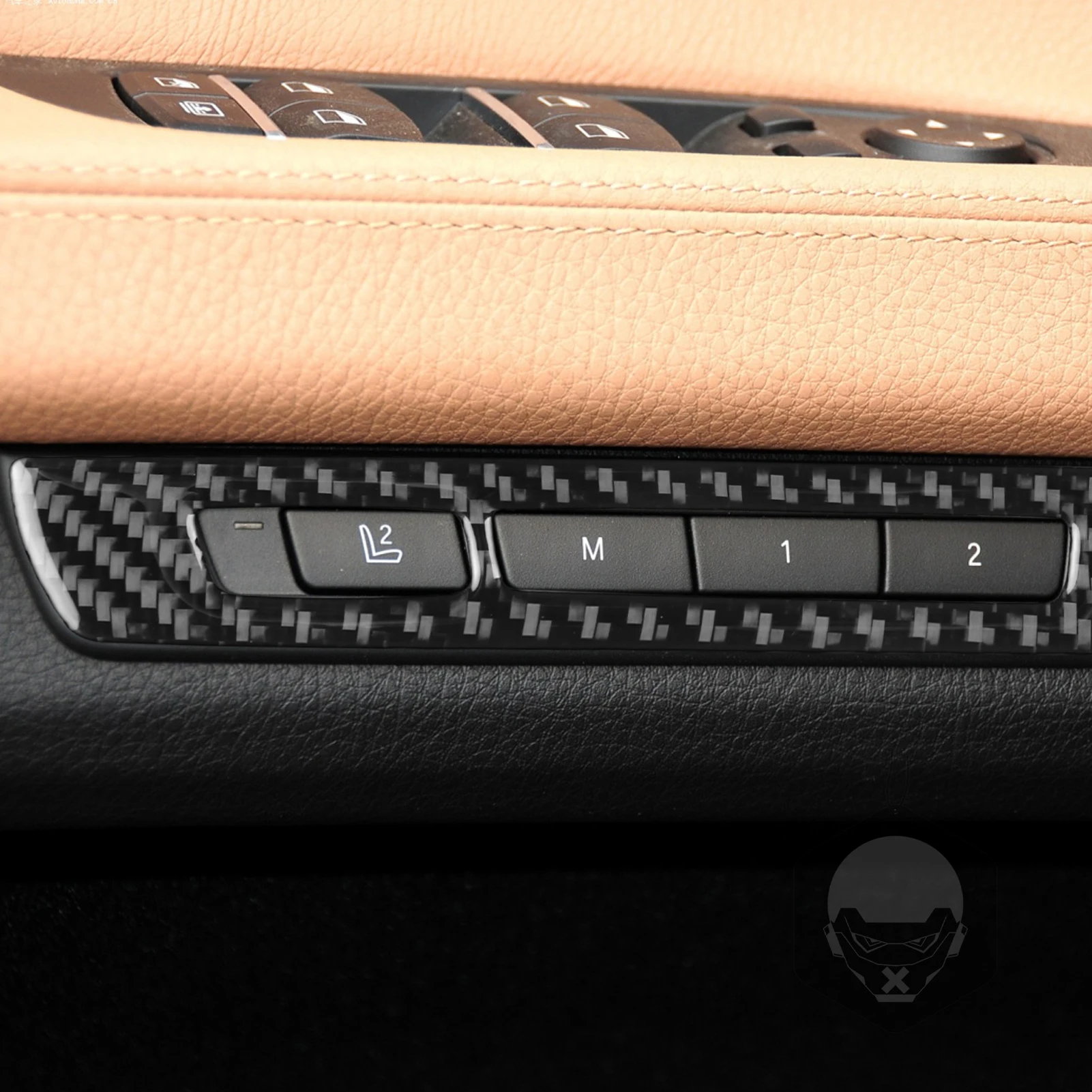 

Для BMW 7 серии углеродное волокно F01 2009-2014 модифицированная внутренняя дверь регулировки сиденья рамка декоративная полоса наклейки для салона автомобиля