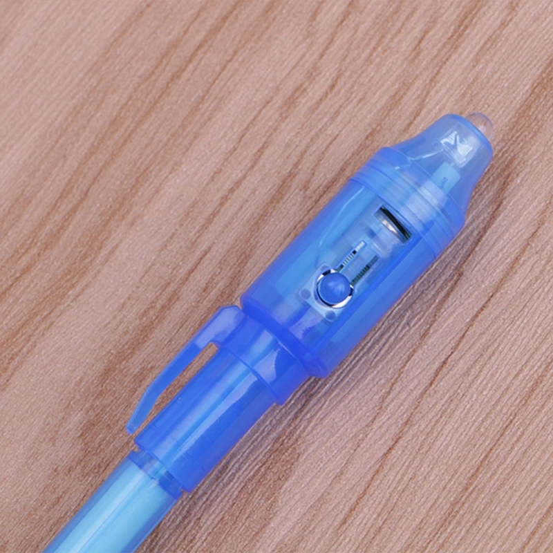 6Pcs/Set Invisible Pen Built in UV Light Marker For Pen Safety To Use