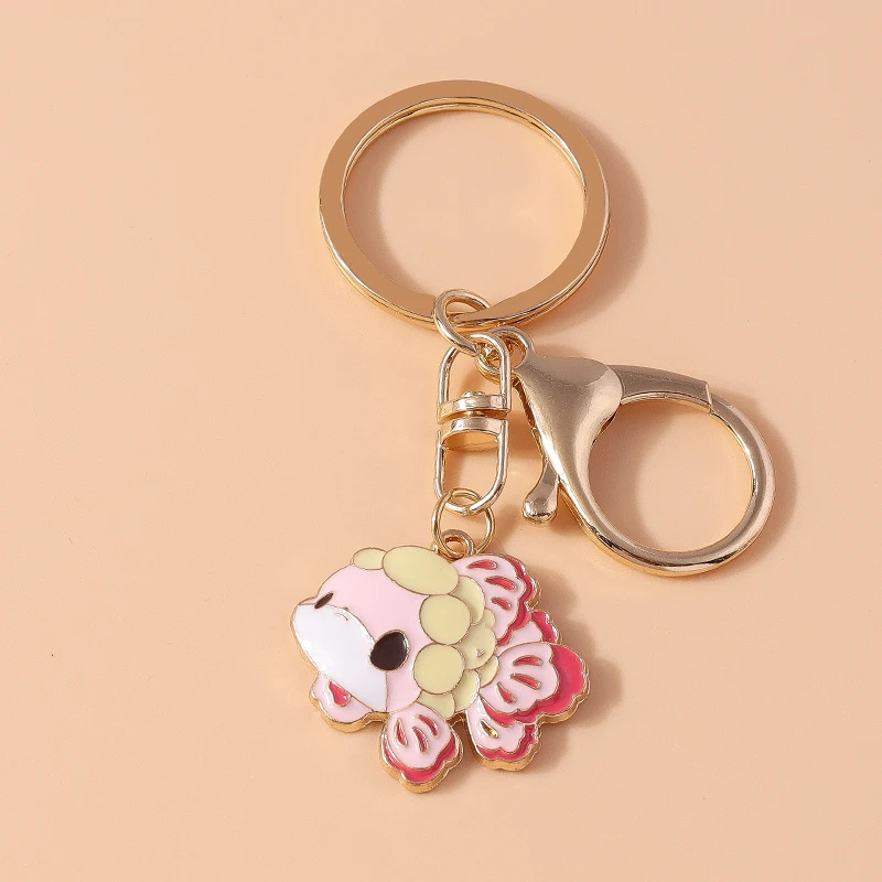 Aihua Niedlicher Emaille-Goldfisch Schlüsselanhänger für Frauen und Mädchen, Handtaschen-Deko, DIY-Schmuckzubehör – Detail 6