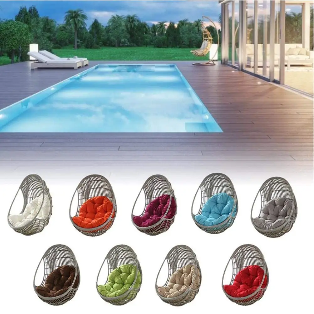 Hanging Nest Washable Egg Chair Cushion,Waterproof Thick Comfortable Swing Chair Cushion,for Hanging Basket Seat, Customized