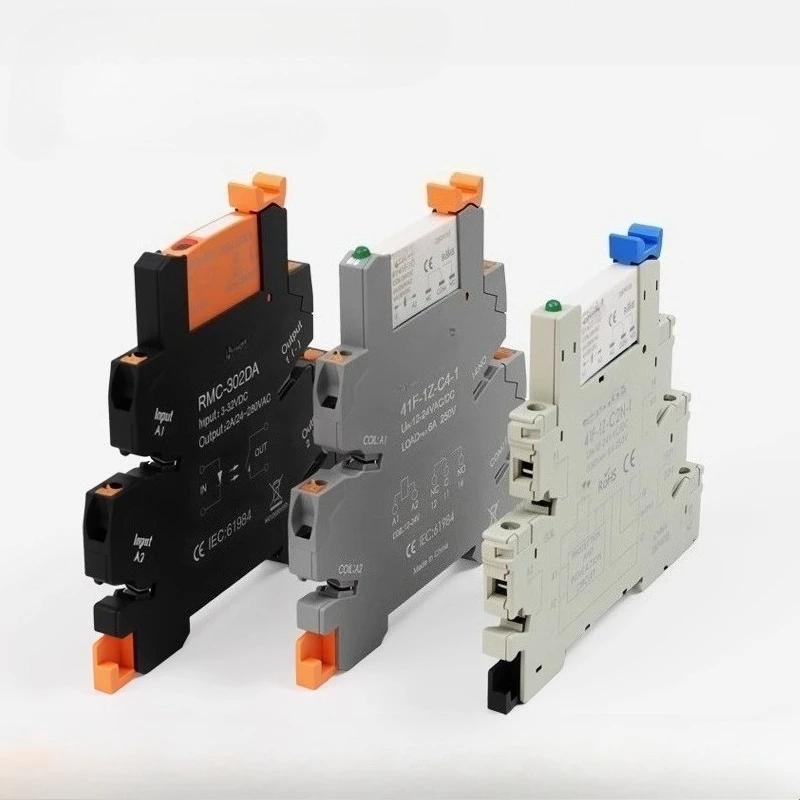 Thin Sheet Intermediate Solid State Relay DC24V Module Ultra-thin HF41F-24-ZS Small Module