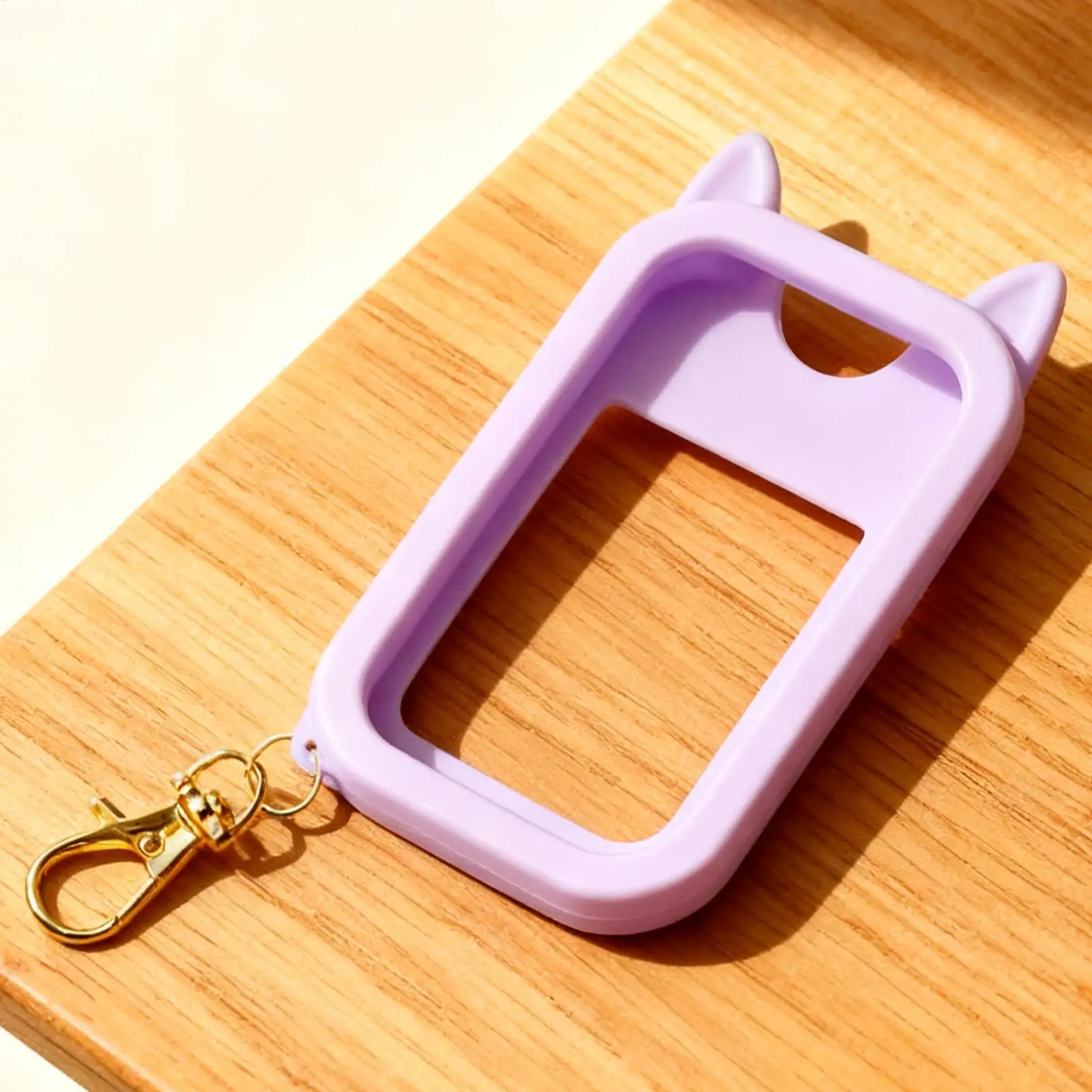 귀여운 귀 모양 실리콘 백팩 액세서리 보호 케이스 키체인 포함 손 미스트 스프레이 케이스 남성용 야외 여행 차량 해변용