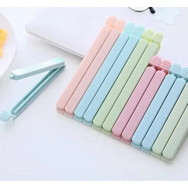 5 Food Snacks Sealing Clips 12/15.5 cm Portable Kitchen Storage Accessory Tool Elastic Fastener Bag Clip