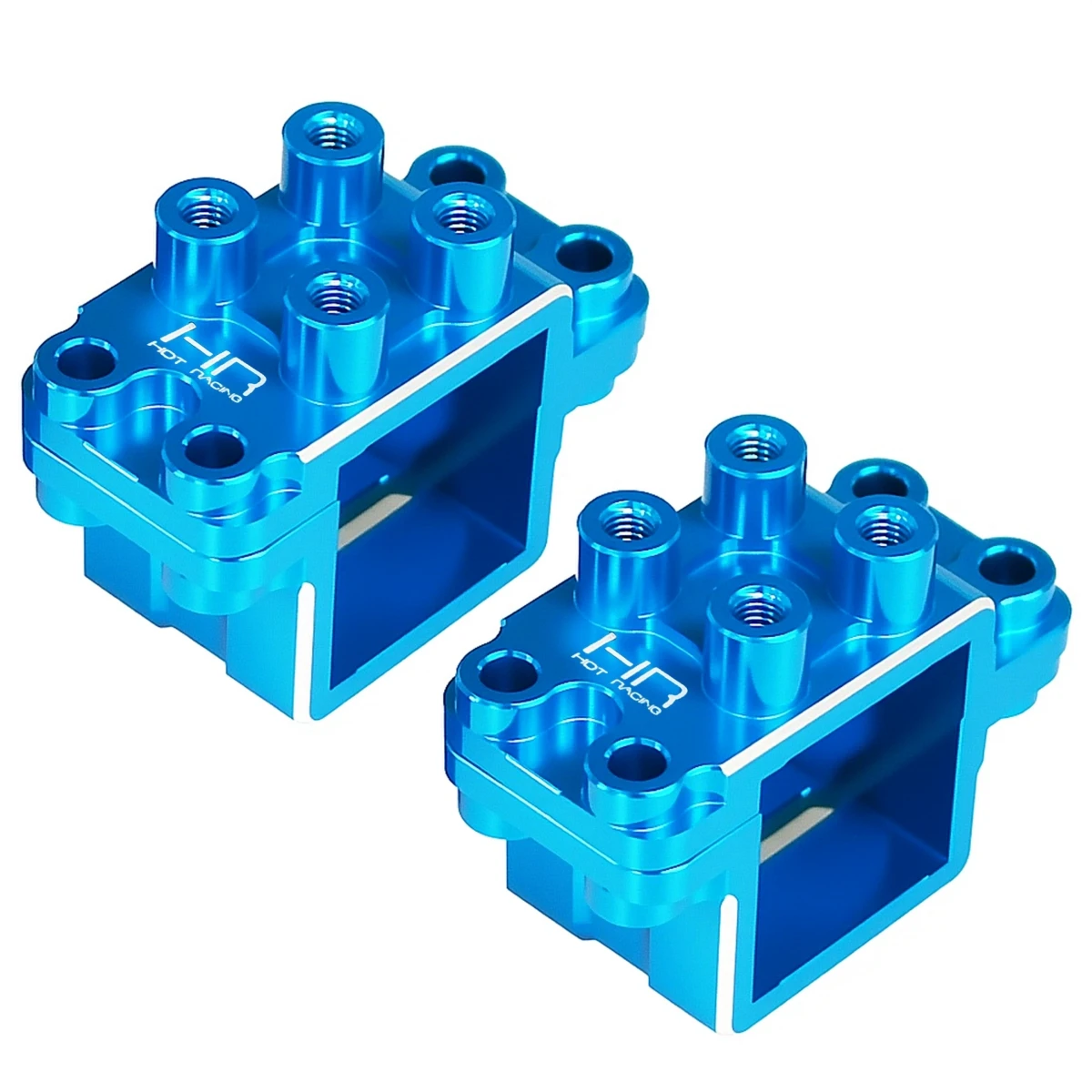 CNC Aluminum Link Mount Half‑Set (2Pcs) For Tamiya 1/10 CR‑01 Rock Crawler Chassis Front‑Rear Universal RC Car Upgrade Parts