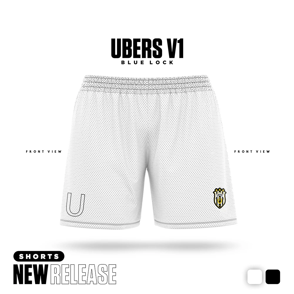 Blue Lock Ubers White Cartoon Anime Jersey Men Shorts Summer 2024 New Fashion Women Short Pants Sports Children Bottom