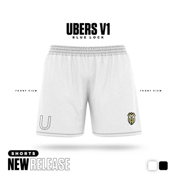Blue Lock Ubers White Cartoon Anime Jersey Pantaloncini da uomo Estate 2024 Nuove donne di moda Pantaloni corti Sport Bambini Fondo