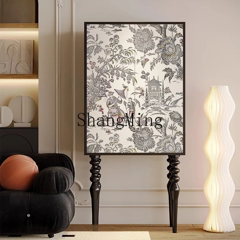 

CLretro обеденный боковой шкаф для хранения в гостиной, многофункциональный боковой настенный шкаф для хранения дома