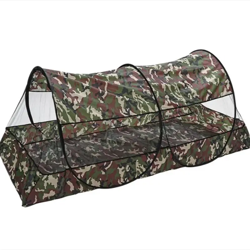 AliExpress NONE Portable Mosquito Net for 2 Person Pop Up Camping Tent  No Installation Outdoor Travel Cycling Camouflage Style