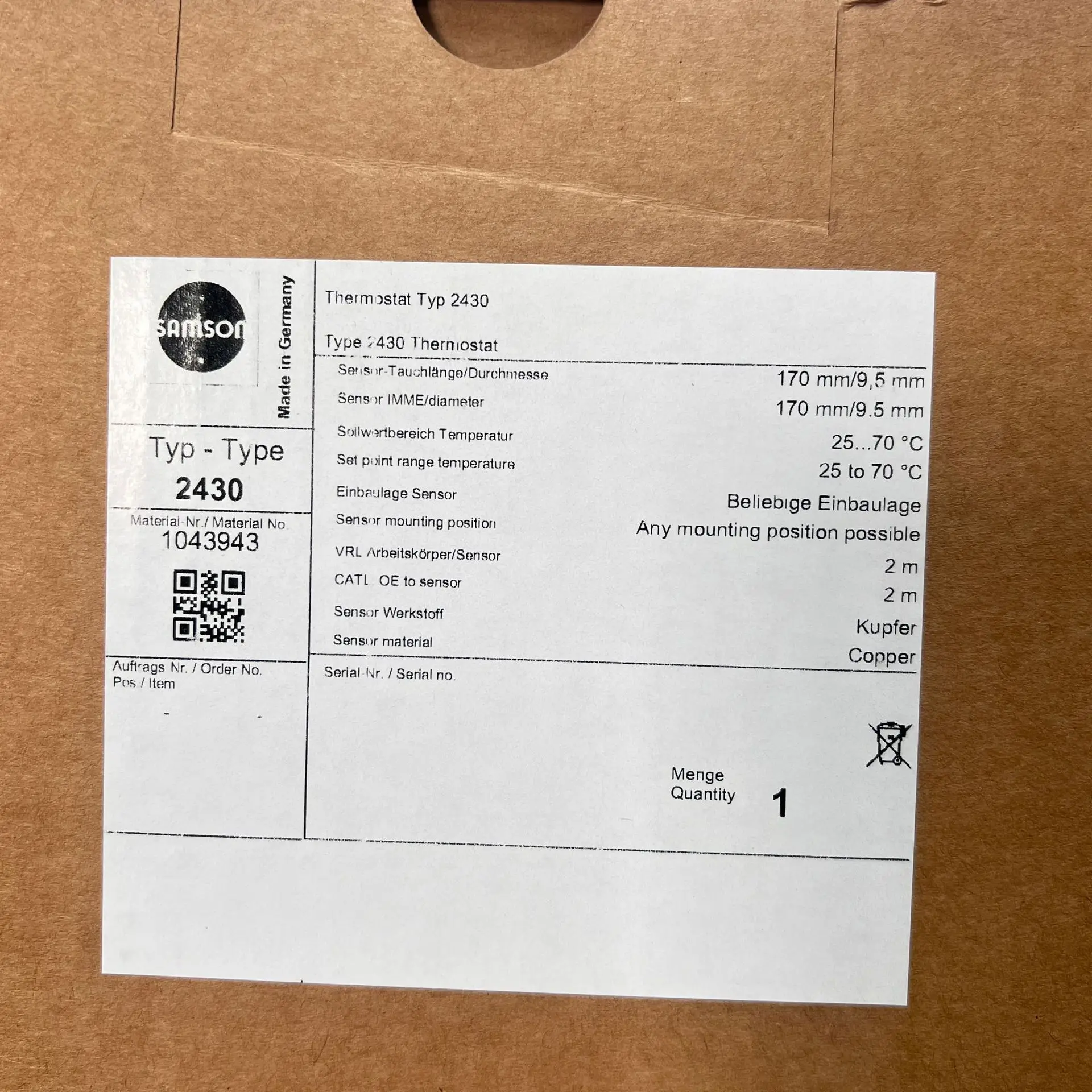 2025 Samson Spool SB38 Cone DN32-50 Cast Iron GG-25 1090-5509 Special