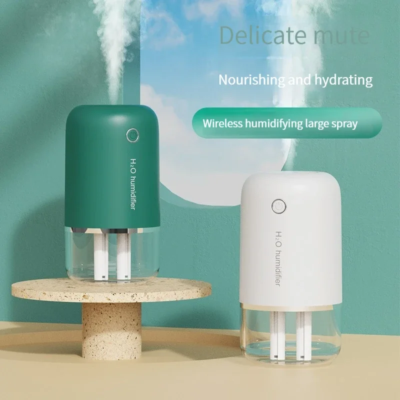 Silent Mini Humidifier  USB Air Humidifier Car Mist Diffuser Water Sprayer with Color LED Night Light for Office Bedroom