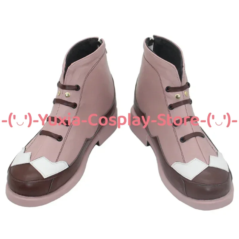 Yuxiacosplay! Hololive Takane Lui Buty do Cosplayu Anime Gra Postać Rekwizyt Skórzane Botki PU Halloween Karnawał Kostium na Imprezę
