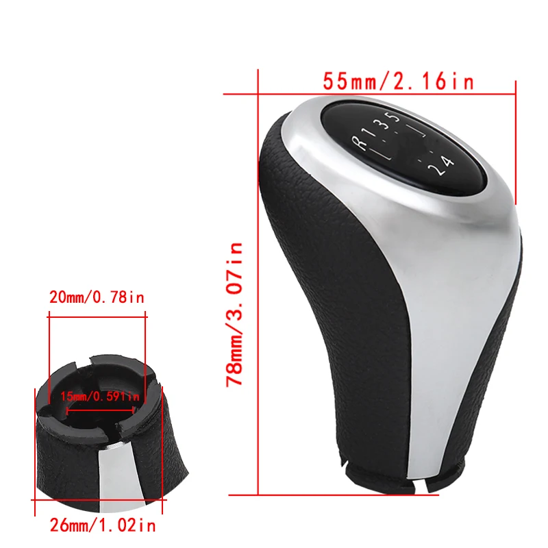 

For BMW Serie3 Manual Gear Shift Knob Shifter Lever Handball F15 F20 F21 F40 F30 F31 F32 F33 F34 F35 F36 Car Accessories