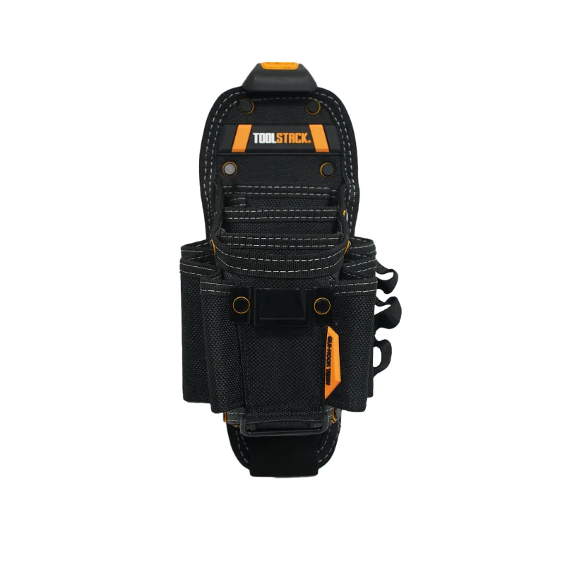 TOOLSTACK 10-Pocket Tool Pouch Mechanic Multifunctional Multi-Pocket Technician Tool Bag Quick Durable Hanging Waist Storage Bag