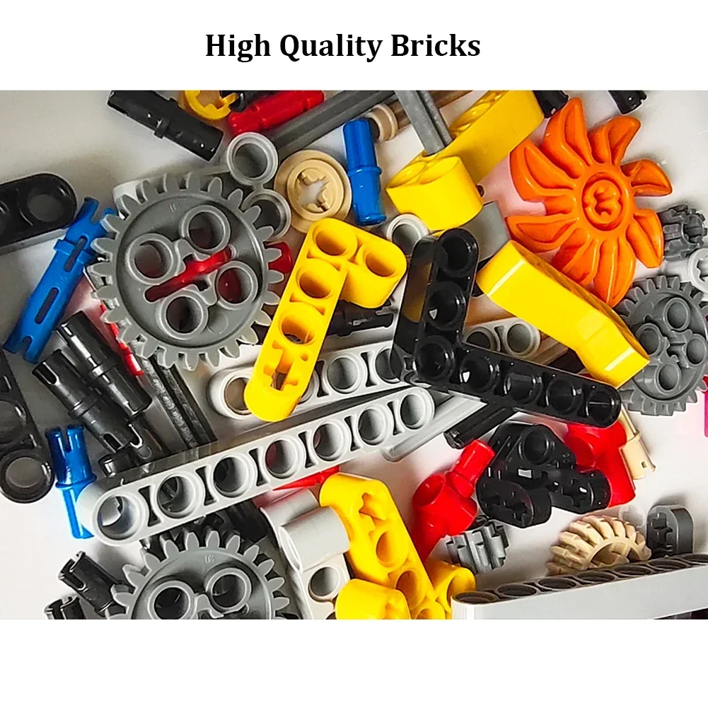 4WD MOC Building Block Off Road Truck Chassis Technical RC Power Functions Kit Electric Motor Remote Control Toy for Legoeds view 4