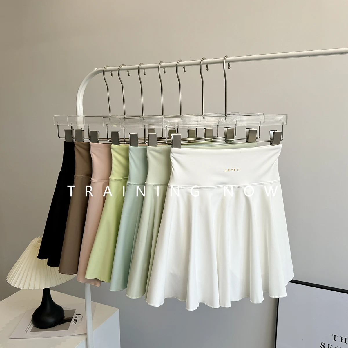 

Sports tennis skirt women fake two-piece lined running quick-drying yoga skirt badminton fitness skirt summer