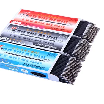 20 יחידות מצפן לחץ נייטרלי 0.7 מילימטר תוחם עט כדורי עט שחור כחול אדום 107 מילימטר אביזרי משרד בית ספר