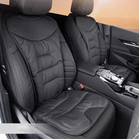 Funda Universal para asiento de coche, fundas de cojín de cintura para asiento de coche de cuero PU, almohadilla de protección para asientos interiores de coche para las cuatro estaciones, accesorios para coche