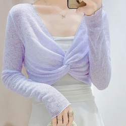 Long Sleeve Purple Bridal Jacket Wedding Bolero Women Party Dress Capa Mariage Summer Dresses Jacket Elegant Wraps Bridal Shawl