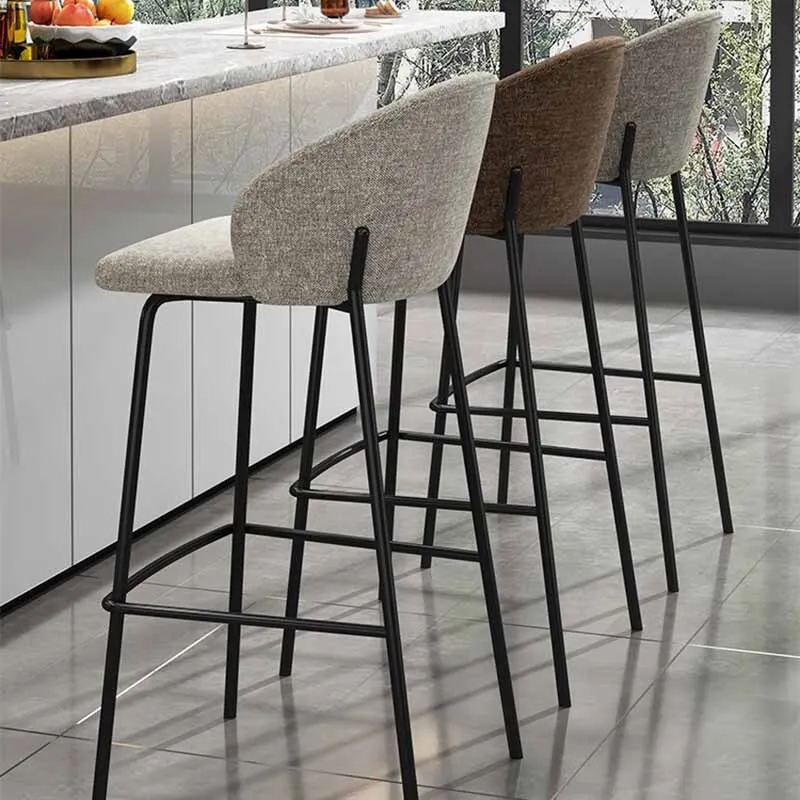 Chaise de Bar Minimaliste pour Réception de Jardin, Mobilier de Maison Moderne, de Luxe, de Styliste, du Milieu du Siècle, pour Chambres Relaxantes