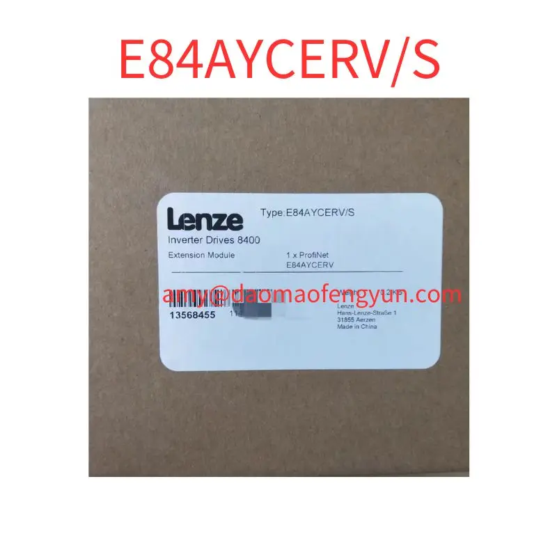 

Brand new E84AYCERV/S Lenze Communication Module E84AYCERV S fast shipping