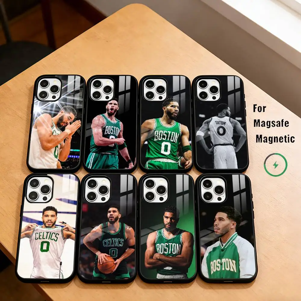 

Basketball player Jayson Tatum Phone Case For iPhone17,16,15,14,13,12,11 Plus,Pro Magnetic For Magsafe Wireless Charging