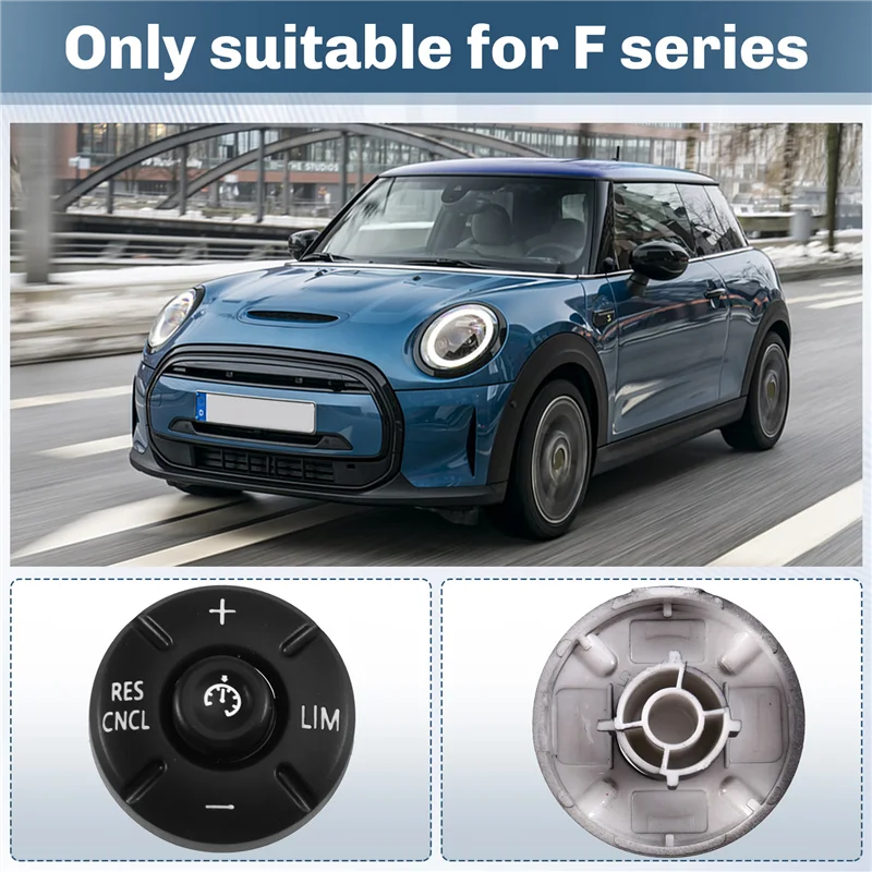 【قطرة السعر! !】 عجلة توجيه السيارة مثبت السرعة غطاء أزرار الكسوة لميني كوبر F55 F56 F57 F60