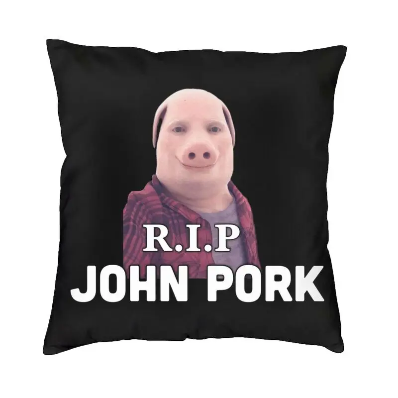 

Чехлы для подушек RIP John Pork, украшение для дивана, квадратная наволочка 40x40 см