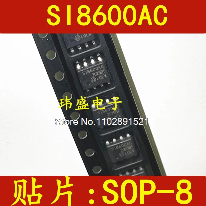 (5 PÇS/LOTE) SI8600AC-B-IS SI8600AB-B-IS SI8600AD-B-IS SOP8